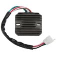 thumbnail image 4 of Regulador de voltaje de motocicleta de 7 cables, rectificador de voltios de aleación de 12V, reemplazo para XJ550 YX600 XS650, 4 of 12