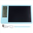thumbnail image 1 of Calendario de Escritorio Electrónico Multifuncional Tablero de Escritura A Mano LCD con Reloj Despertador Tablero de Mensajes LCD de Temperatura de Humedad,A, 1 of 5
