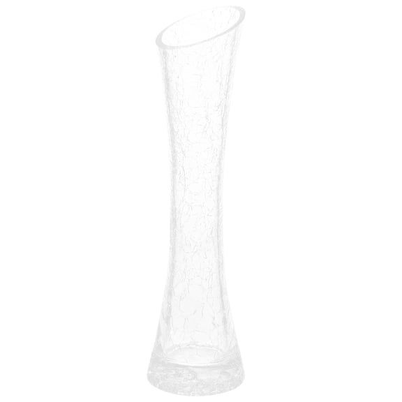 COOPHYA Small Glass Vase for Flower Arrangement and Decor Clear Single Stem Vase for Desktop Use