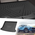 thumbnail image 1 of Unique Bargains Flat Face Cargo Liner Rear Trunk Mat Trunk Cargo Luggage Boot Tray Mat Stripes and Triangles Pattern for Mazda CX-30 2020-2025 Anti-Slip, 1 of 7