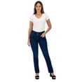 thumbnail image 3 of Pantalón Recto Britos Jeans Mujer Azul Magic Pomp 025238, 3 of 5