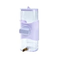 thumbnail image 3 of Alimentador de agua para loros, botella portátil, práctico bebedero para pájaros, dispensador de agua para pinzones canarios, animales pequeños, Púrpura, 3 of 8