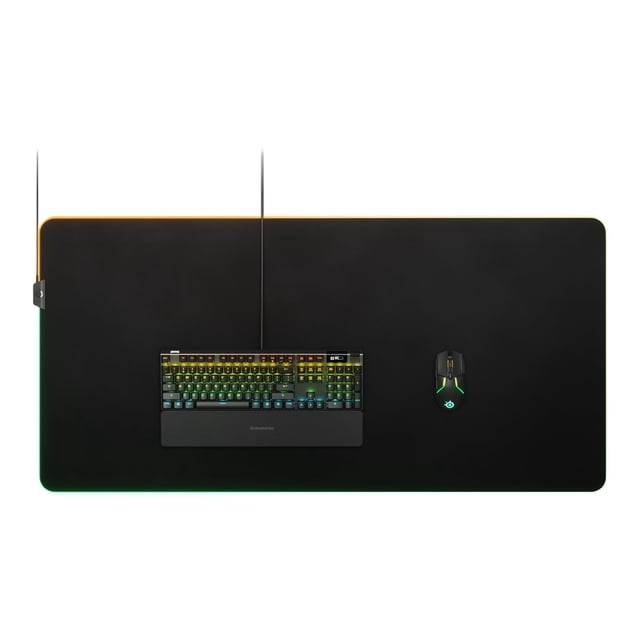 SteelSeries QcK Prism Cloth 3XL - Illuminated mouse pad