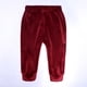thumbnail image 5 of Sudadera Para Niños Pequeños, Telas De Terciopelo Para Bebés, Abrigo, Pantalones, Conjunto De 2 Uds, Suéter Para Niños, Niños, Niñas, Borgoña Odeerbi LM103-1494, 5 of 9