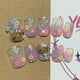 thumbnail image 1 of Uñas artificiales hechas a mano, manicura artística de Hello Kitty, Web de pato, moda Individual, uñas lindas, prensa en Y2K, 2023, 1 of 4