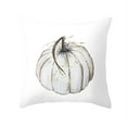 thumbnail image 6 of Fall Autumn Pumpkin Throw Pillow Cover Outdoor Watercolor Pumpkins Pillows Cover Thanksgiving Farmhouse Linen Decorative Cushion Case for Couch Bed Decor, 18X18Inch, 6 of 9