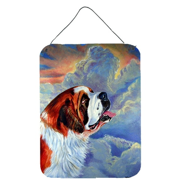 Carolines Treasures 7085DS1216 Saint Bernard Loyalty Wall or Door Hanging Prints 12x16 multicolor
