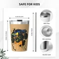 thumbnail image 4 of PAYOHTO Cool Car Insulated Stainless Steel Tumbler 12 oz Thermos Come with Straw Kids Leak-Proof Travel Mug Cup, 4 of 7