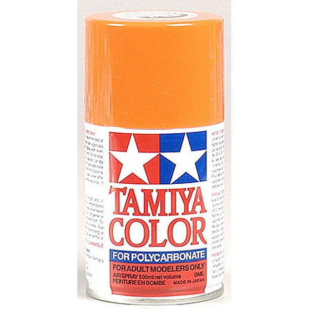 Tamiya PS7 Orange Polycarbonate Spray Paint