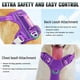thumbnail image 3 of Arnés para perros BARKBAY, reflectante, sin tirones, con clip frontal, color morado L, 3 of 9