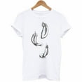 thumbnail image 2 of DailyTrove Women's Minimalist Feather Graphic T-Shirt - Short Sleeve Casual Tee, Elegant for Daily & Layering, 2 of 2