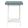 thumbnail image 4 of Furniture of America Deldrin Wood 1-Shelf Side Table in Light Green, 4 of 8