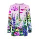 thumbnail image 5 of Camiseta suelta estampada a la moda para mujer, blusa de manga larga, cuello redondo, camisetas informales Pompotops FGAJ12438, 5 of 5