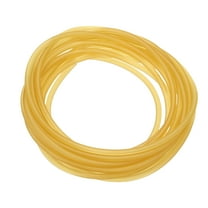Uxcell 19 Ft(6M) Rubber Tubing, 1/16"(2mm) ID 3/16"(5mm) OD Sling Shot Natural Latex Rubber Tubing for Exercise Stretching Laboratory Home Hose, Plain