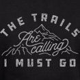 thumbnail image 3 of CafePress - The Trails Are Calling I Must Go Hoodie (Dark) - Pullover Hoodie, Classic, Comfortable Hooded Sweatshirt, 3 of 4