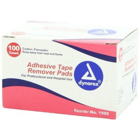 Dynarex Adhesive Tape Remover Pad 100 ea