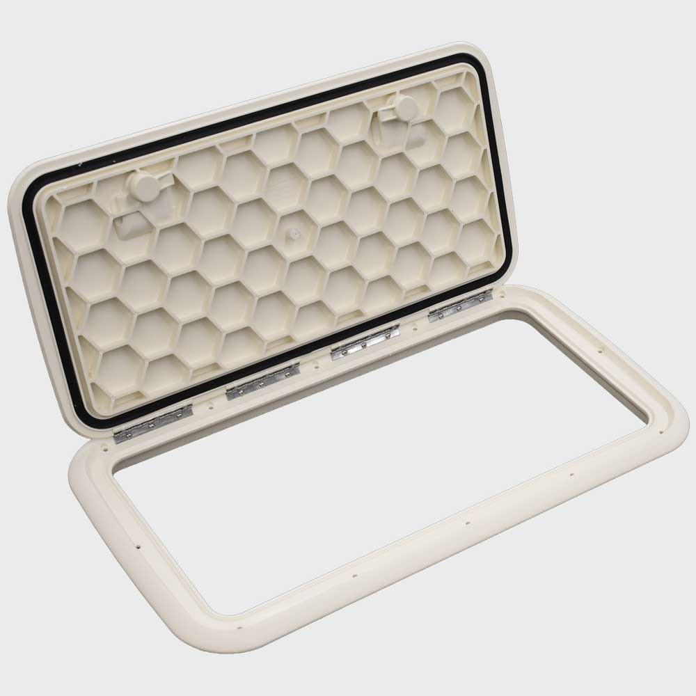 Jim Black Boat Deck Hatch 581132404 13 x 24 Inch Arctic White