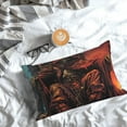 thumbnail image 3 of Salouo Dark Skull King Throne Pattern Pillow Cases,1PC Pillow Covers with Envelope Closure Decorative Pillow Case for Bed Couch,Pillows Not Included-20"x30", 3 of 6