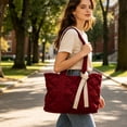 thumbnail image 4 of Tote Bag Women's Quilted Down Shoulder Bag Large Capacity for Work School Daily Commute, 4 of 6