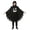 F106-Black, variant on hengsof Halloween Kids Bat Costume Girls Halloween Role-Playing Outfit for Party Trick or Treat 3-11Y