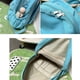 thumbnail image 4 of Qarigey impermeable de nailon para mujer, de viaje, de hombro de Color sólido, para niñas, gran capacidad Mochilas Amarillo, 4 of 6