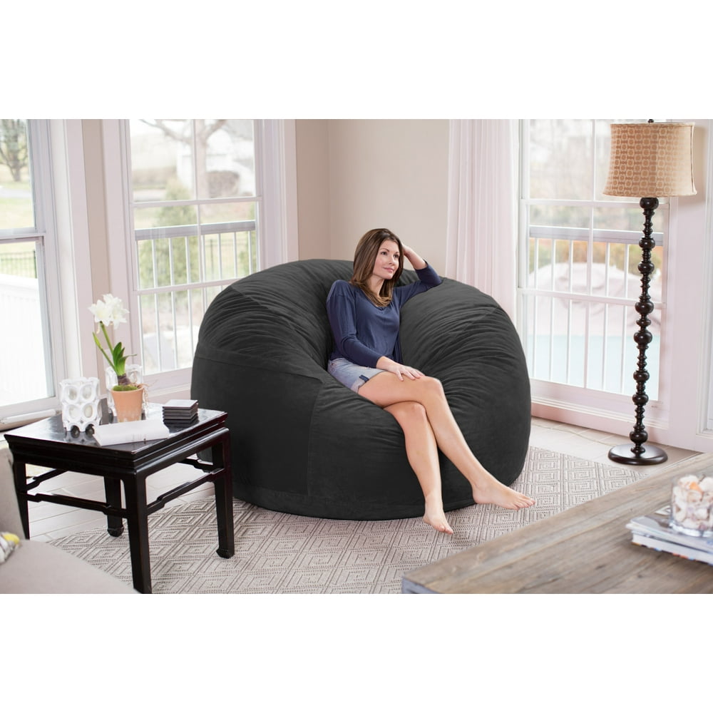 Chill Sack Giant 6 ft Bean Bag, Multiple Colors/Fabrics