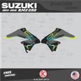 thumbnail image 3 of Kalair GFX Graphics Kit for Suzuki RMZ250 (2014-2016) Evader Series, 3 of 5