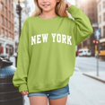 thumbnail image 2 of Gubotare Toddler Sweatshirt Toddler Baby Girls Sweatshirts Casual Pullover Crewneck Winter Long Sleeve Tops Shirts Size 4T (Green,4 Years), 2 of 4
