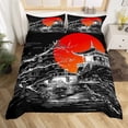 thumbnail image 1 of Housse de Couette, Style Japonais, Taille Simple, Pont Rouge, Literie, 1 of 6
