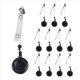 thumbnail image 1 of Kit de Carrete DIY con Cuentas de 12 Piezas, Carrete Nombre IdentificacióN RetráCtil, Soporte Clips para Cuentas, Barra en con Clip para CinturóN, Negro, 1 of 8