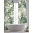 thumbnail image 5 of Sage Green Ombre Sheer Curtains 84 Inch Length 2 Panels Set, Gradient Abstract Art Vintage Voile Window Treatment Rod Pocket Curtains Sheers Drapes for Bedroom/Living Room/Kitchen 52"x84"x2, 5 of 7