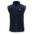 thumbnail image 2 of Men's Cutter & Buck  Navy Syracuse Orange Cascade Eco Sherpa Fleece Full-Zip Vest, 2 of 3