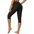 thumbnail image 6 of Attraco Swim Pants for Women High Waisted Swim Capris Swim Shorts Swimming Leggings with Two Pockets, 6 of 6