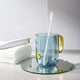 thumbnail image 2 of Taza de enjuague bucal Taza de cepillado Taza de agua para el hogar Taza de lavado para parejas Taza de lavado de dientes transparente, 2 of 3