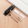 thumbnail image 5 of Aluminum Alloys Automatic Door Closers Safety Spring Door Closers Adjustable Closing Door Hinge Easy Installation White, 5 of 5