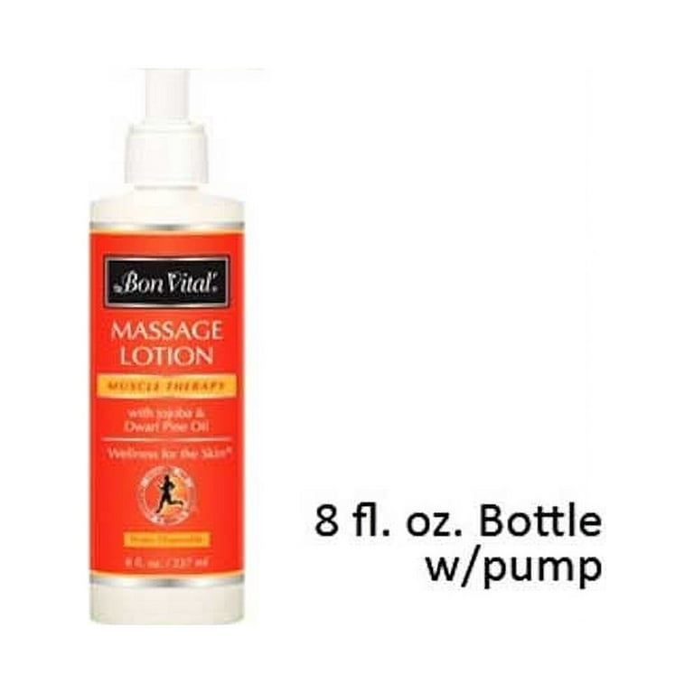 Bon Vital Muscle Therapy Massage Lotion - 8 oz with Pump Bon Vital Muscle Therapy Massage Lotion - 8 oz with Pump