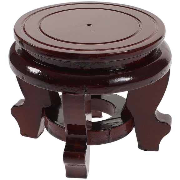 Phenofice Single Plant Stand Indoor Brown High Density Board 1Pack