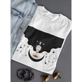 thumbnail image 3 of Woman With Big Hair Shaped T-Shirt Women -Image by Shutterstock, Female Small, 3 of 4