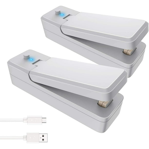 Mini Bag Sealer, Upgraded 2 in 1 Heat Sealer and Cutter, Rechargeable