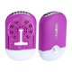 thumbnail image 3 of EeaseMX Mini ventilador USB para el aire acondicionado y secador rápido de extensiones de pestañas (morado), 3 of 7