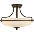 thumbnail image 3 of Quoizel Lighting - Three Light Semi-Flush Mount - Semi-Flush Mount - Griffin - 3, 3 of 5