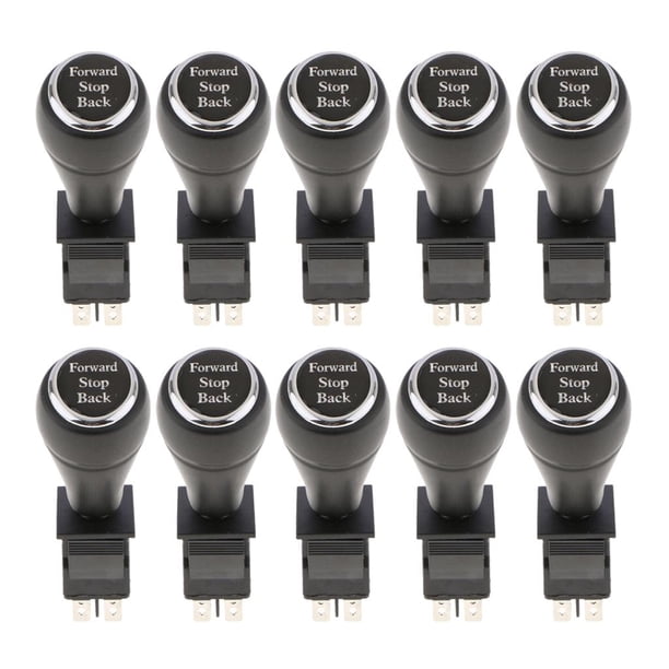 10x Interruptor de Palanca Universal de 6 Posiciones de 6 Pines de Encendido Y Apagado Interruptores de Putter de Automóvil de Reemplazo DYNWAVEMX Interruptor de palanca de mando del dispositivo de conducción