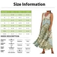 thumbnail image 2 of JULMCOMO Summer Dresses for Women 2024 Round Neck Casual Boho Long Dress Floral Print Plus Size Sleeveless Maxi Dress with Pocket, 2 of 4
