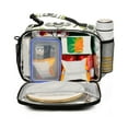 thumbnail image 2 of FORMRS Student Lunch Bag Insulated Reusable Cooler Box with Zipper Pockets, Retro Flower, 2 of 9