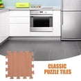 thumbnail image 4 of GOOHOCHY 12PCS Non Slip Interlocking Foam Tiles Brown for Indoor Workouts Living Room, 4 of 5