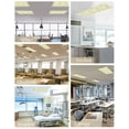 thumbnail image 5 of Fluorescent Light Covers for Ceiling Lights 3 Pack, Watercolor Yellow Floral Magnetic Ceiling Light Covers 2x4ft for Classroom Office School, Yellow Ombre Botanical Summer Drop Ceiling Light Shade, 5 of 7
