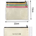 thumbnail image 4 of Estuche para lápices DIY con diseño de grafiti y cremallera en el borde, estuche para lápices de algodón, estuche para lápices con espacio en blanco, estuche para lápices de lona, 4 of 5