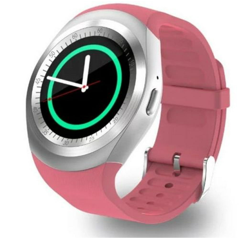 Pink Smart Watch Call & Receive Phone Calls Music Player for Android