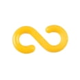 thumbnail image 2 of S-Hook for Plastic Chain Barrier, Yellow, 1 237/500 in Length, Gloss 30302-10, 2 of 4