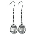 COM1950s Bird Feeders for Outdoors Hanging Outdoor Birdcage Bird Feeder